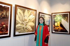 画家沈春霞应邀参加2017春季当代书画名家邀请展