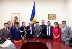 刘瀚锴率团赴乌克兰进行文化艺术商贸之旅