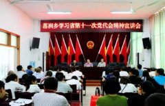 四川高县落润乡抓紧抓实学习宣传贯彻省党代会精神