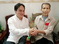 广西道教协会副会长陈应伟到广东看望病困信众