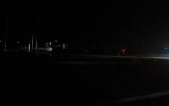 陕西省榆林市:神木大保当夜晚“百吨王”公路肆意流窜