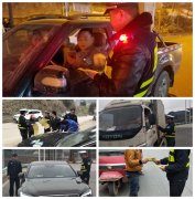 “两会”期间德江交警严查各类交通违法不放松