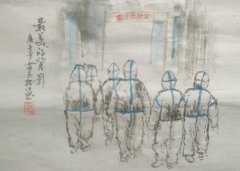 四川宜宾:李庄书画院‘‘抗疫情"网络书画展